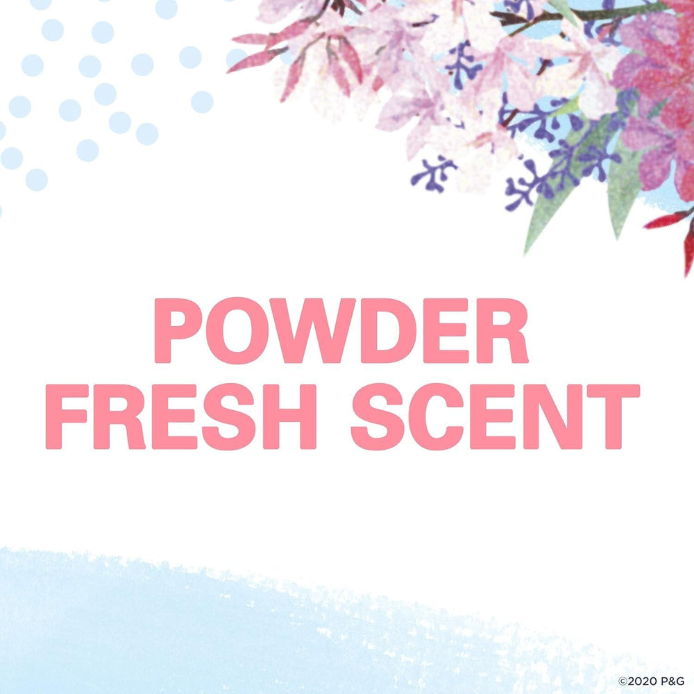 Secret Wide Solid Pwdr Fresh dispense action shows easy, mess-free application.
