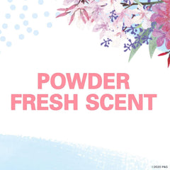 Secret Wide Solid Pwdr Fresh dispense action shows easy, mess-free application.