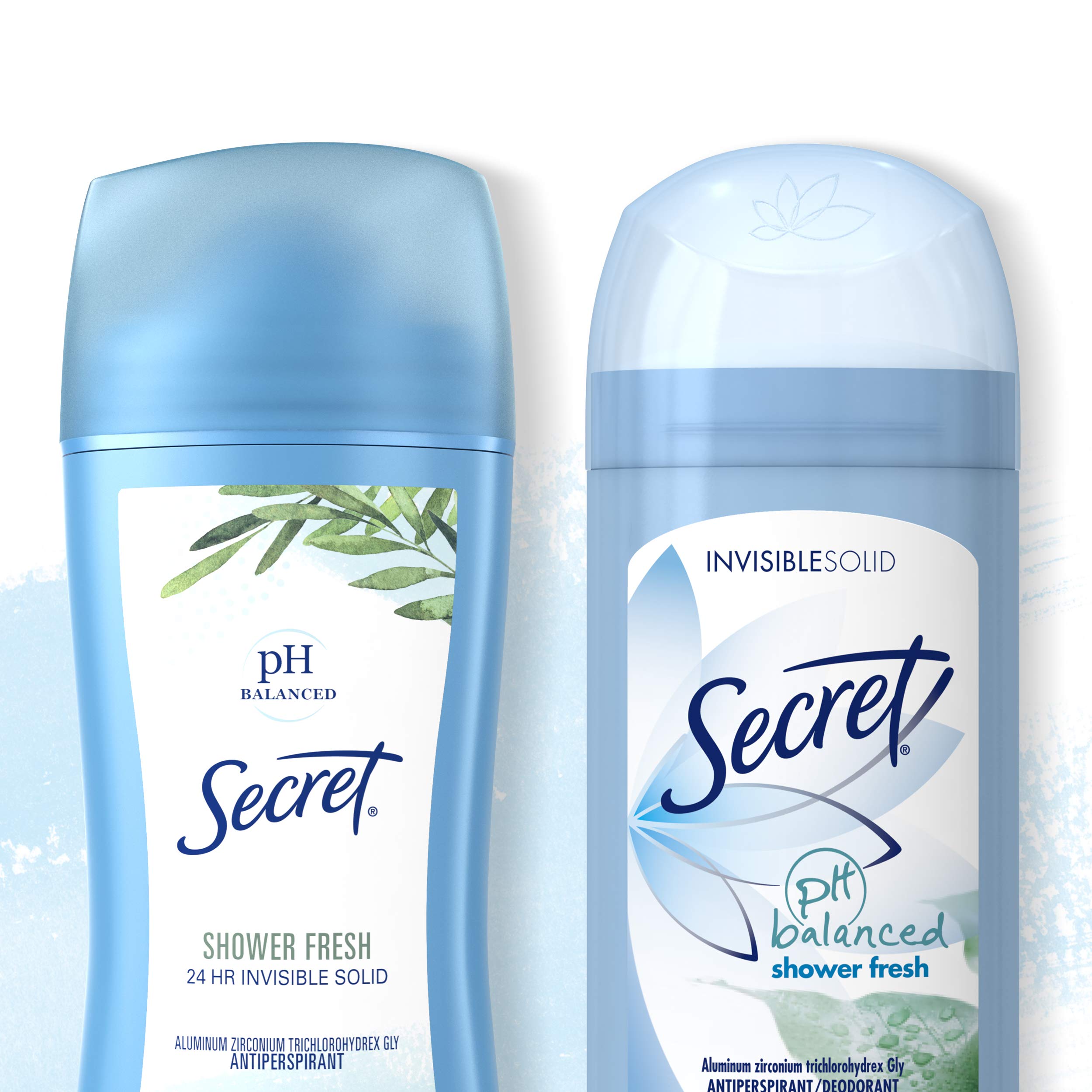 Secret-womens-anti-perspirant-2-6oz-pack6-closeup highlights long-lasting protection