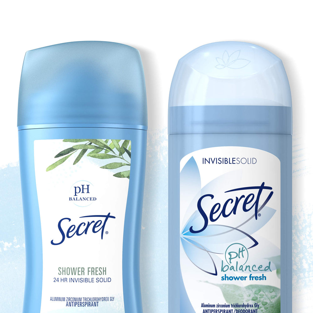 Secret-womens-anti-perspirant-2-6oz-pack6-closeup highlights long-lasting protection