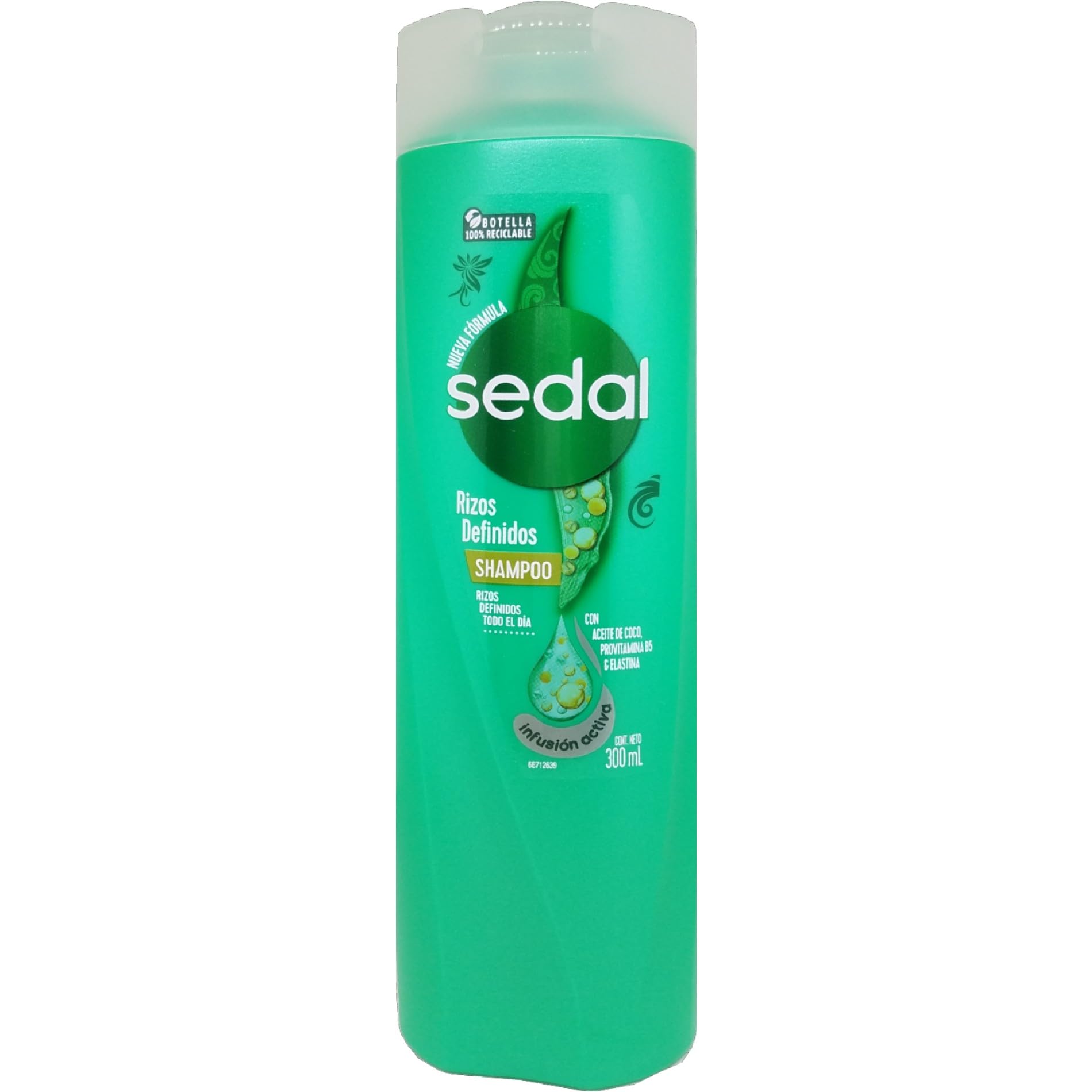 Sedal Rizos Definidos closeup curls showing vibrant definition and bounce.