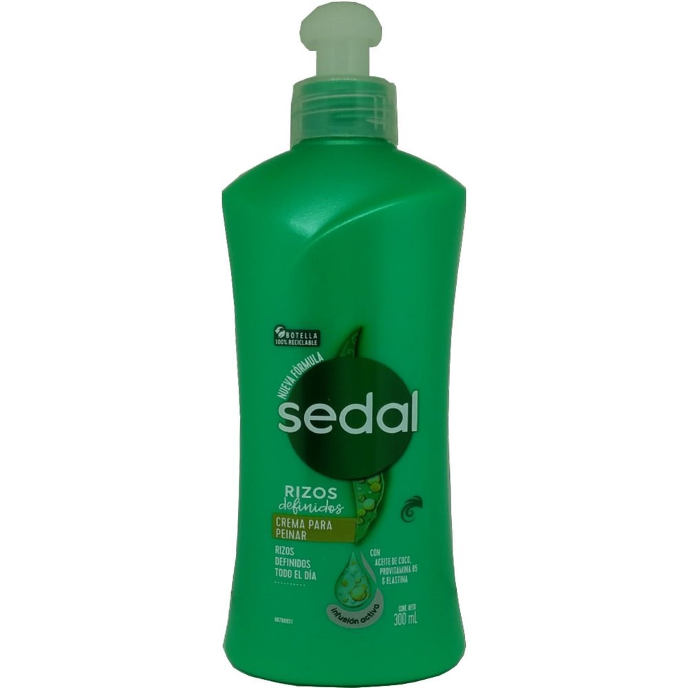 Sedal Rizos Definidos product trio on dresser for easy at-home styling.