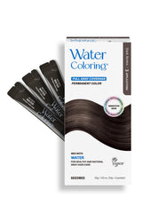 SEEDBEE Korean permanent hair dye packet close-up for quick gray coverage.