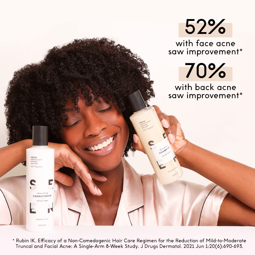 seen conditioner eco-refill lightweight formula detangles and softens normal or oily hair.