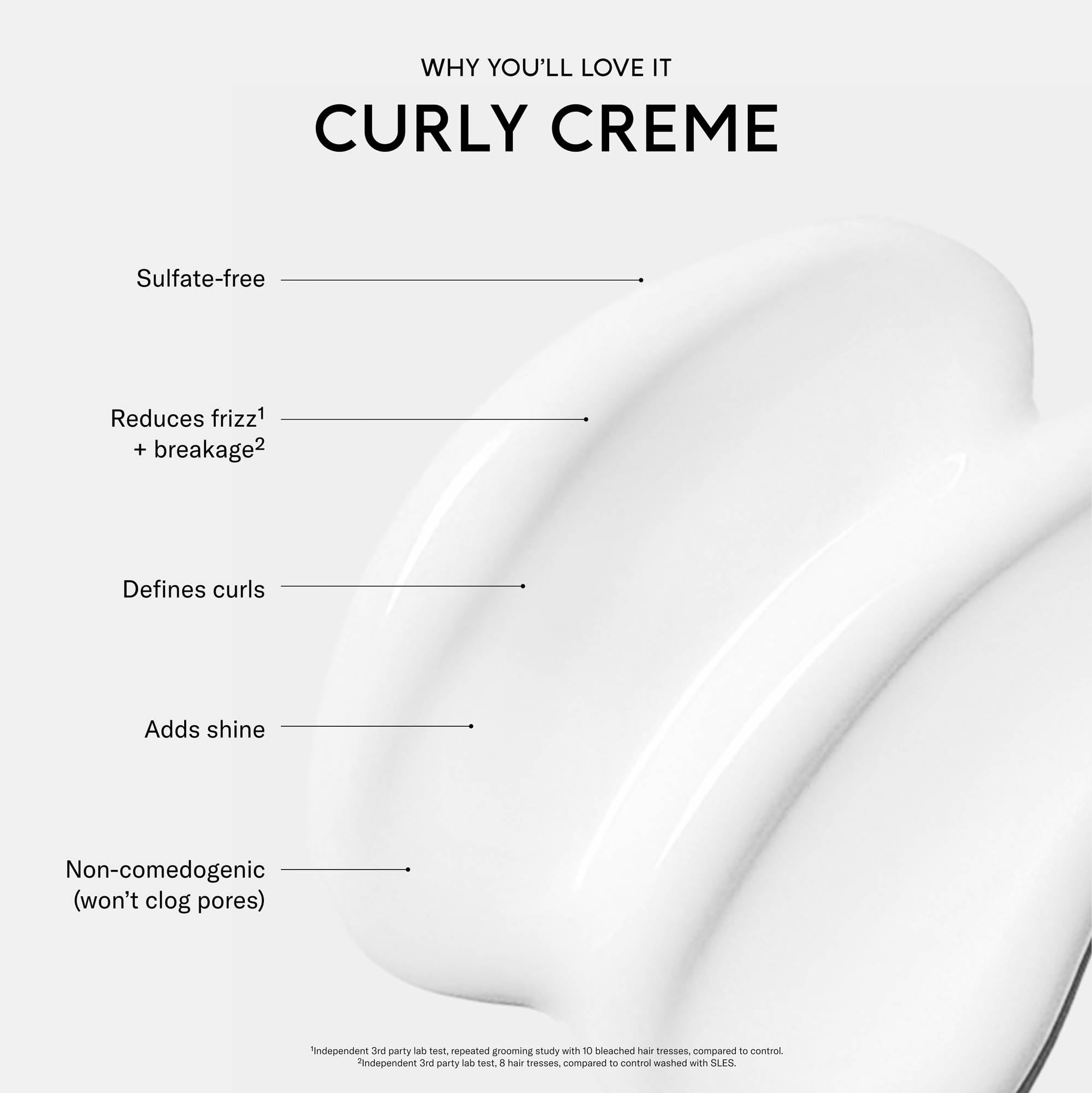 SEEN Curly Creme color-safe formula preserving vibrant hair color
