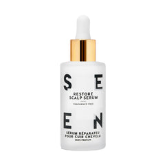 SEEN Restore Scalp Serum bottle — fragrance-free hydration for sensitive scalp
