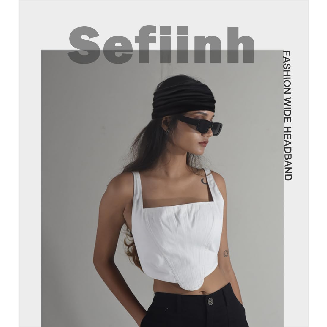 Banda turbante Sefiinh para yoga y entrenamiento, ajuste cómodo.
