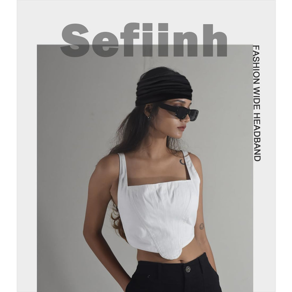 Banda turbante Sefiinh para yoga y entrenamiento, ajuste cómodo.