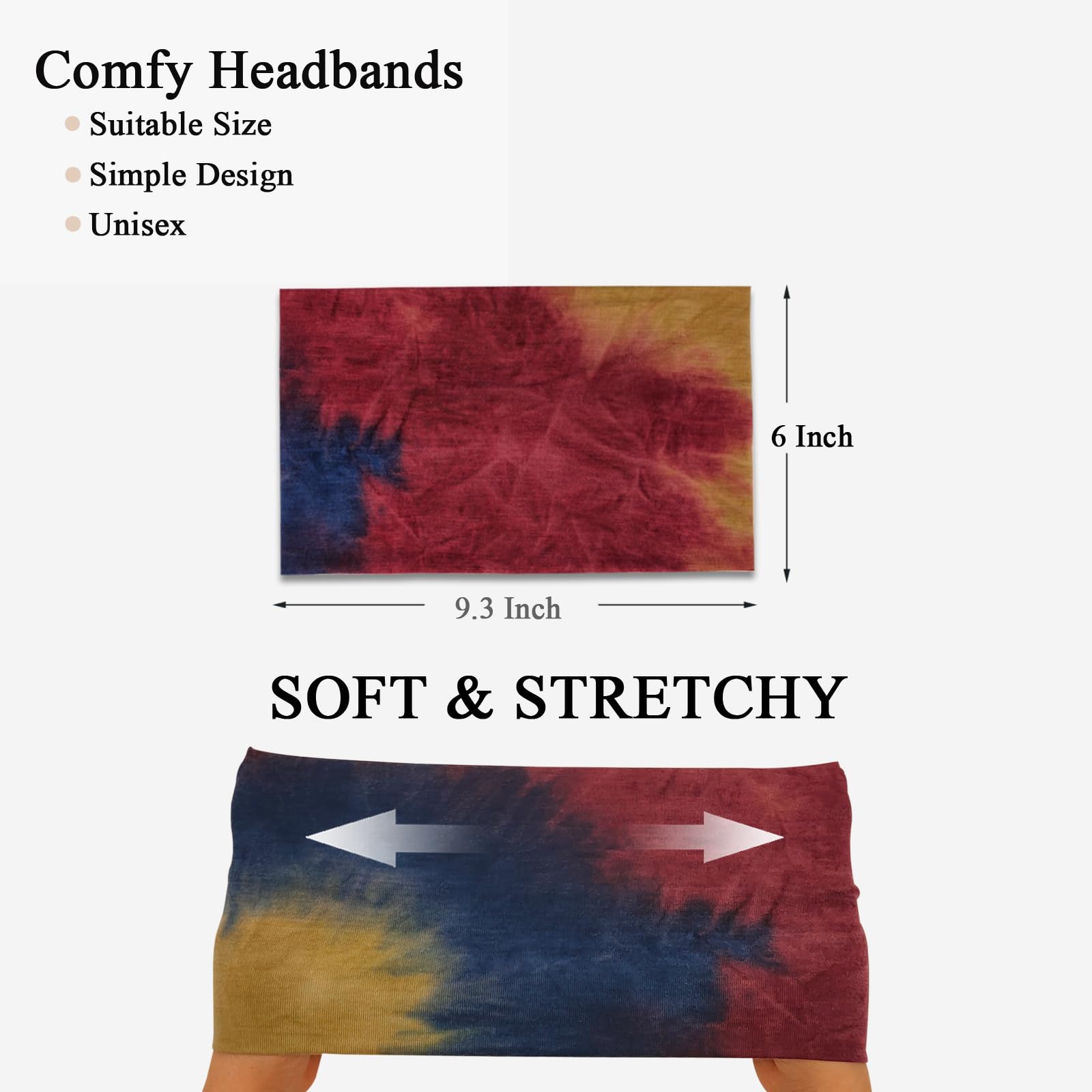 Sefiinh daily-wear headbands: versatile for beach, casual, and errands.