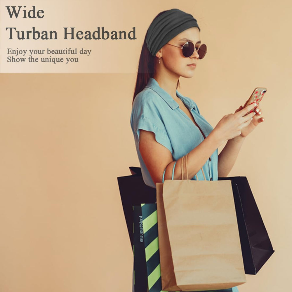 Sefiinh wide headbands for yoga offer gentle compression and soft fabric.