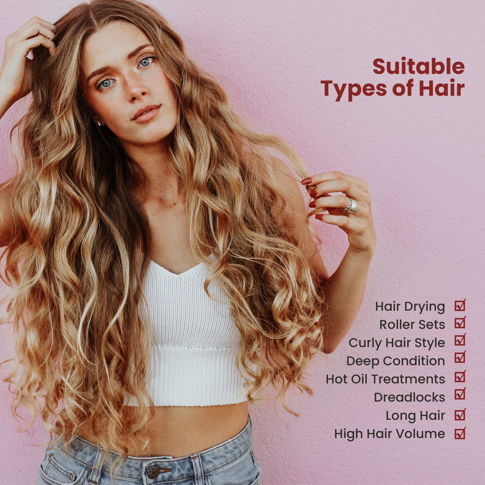 Segbeauty professional drying system converts a regular dryer into a salon-style setup.