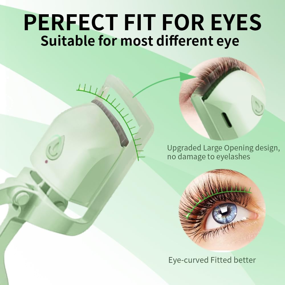 Segminismart lash curler temperature control lets you tailor lash look.