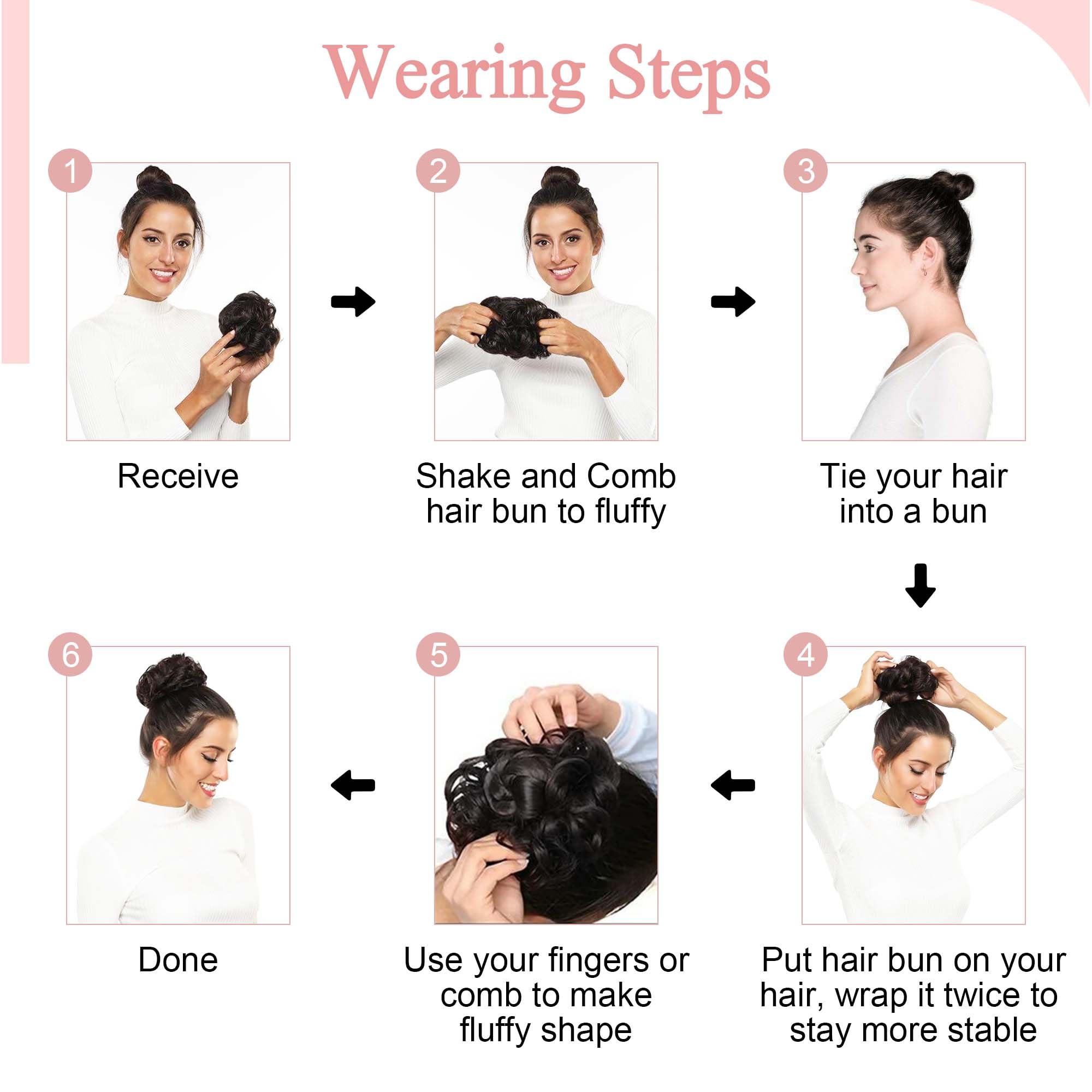 SEGO hair messy bun wedding look demonstrates elegant secure updo