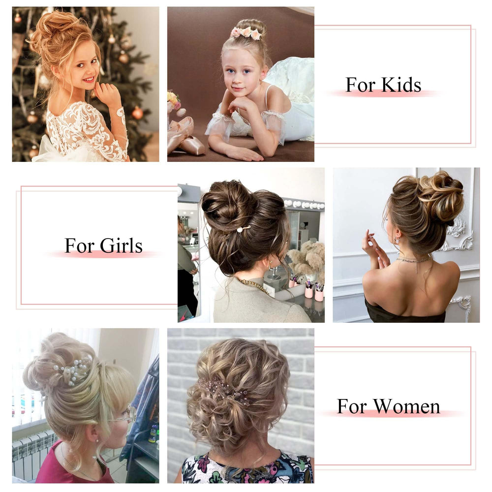 SEGO messy bun color swatch displays shade match with skin and hair