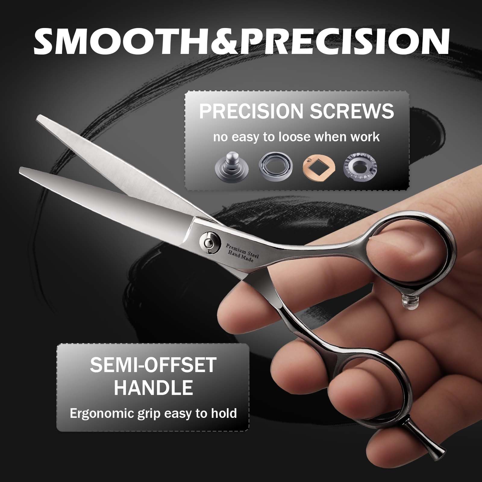 SEIMEIKEN adjustable tension screw showcasing customizable balance for comfort during cuts
