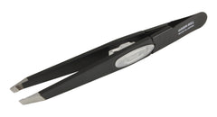 Seki Edge SS-518 Amazing Tweezer slant tip closeup for precise shaping and comfortable tweezing.