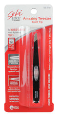 Seki Edge SS-518 tension-stopper keeps tips steady for accurate hair removal.
