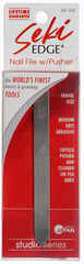Seki Edge SS402 nail file close-up highlighting sharp, efficient filing.