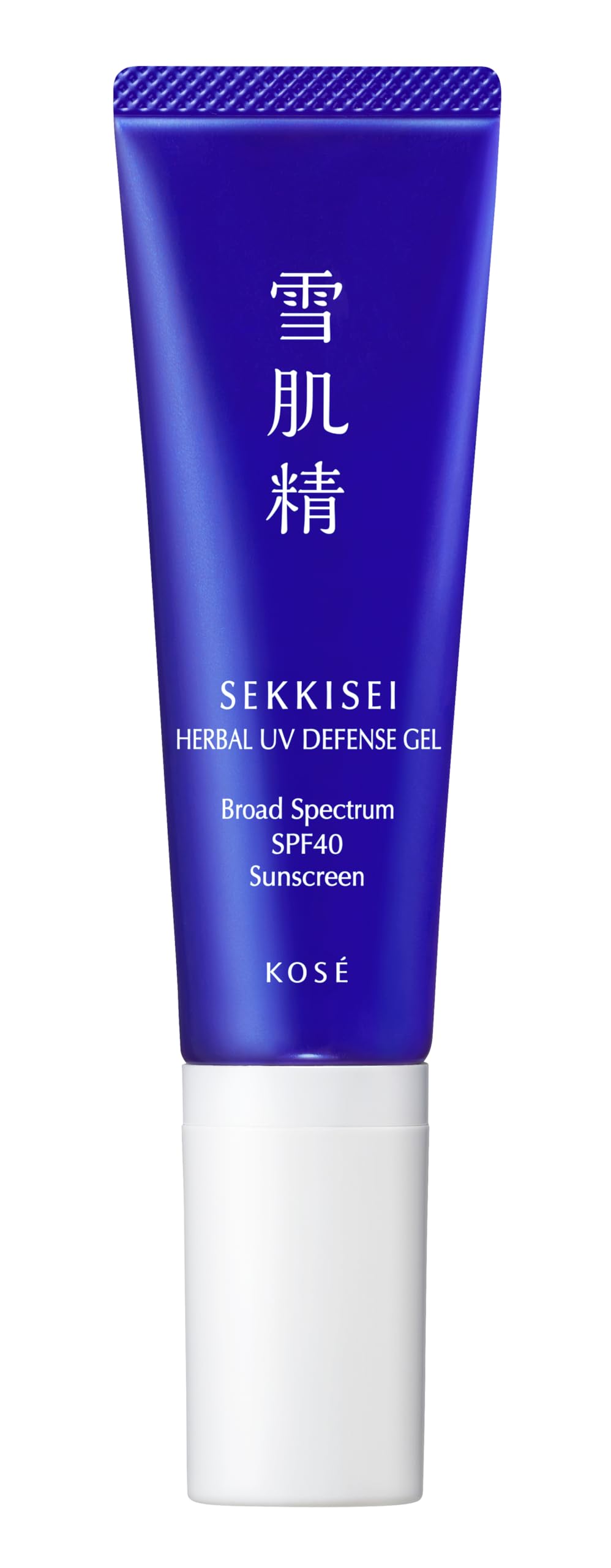 SEKKISEI Herbal UV Defense Gel bottle front with lightweight daily sunscreen