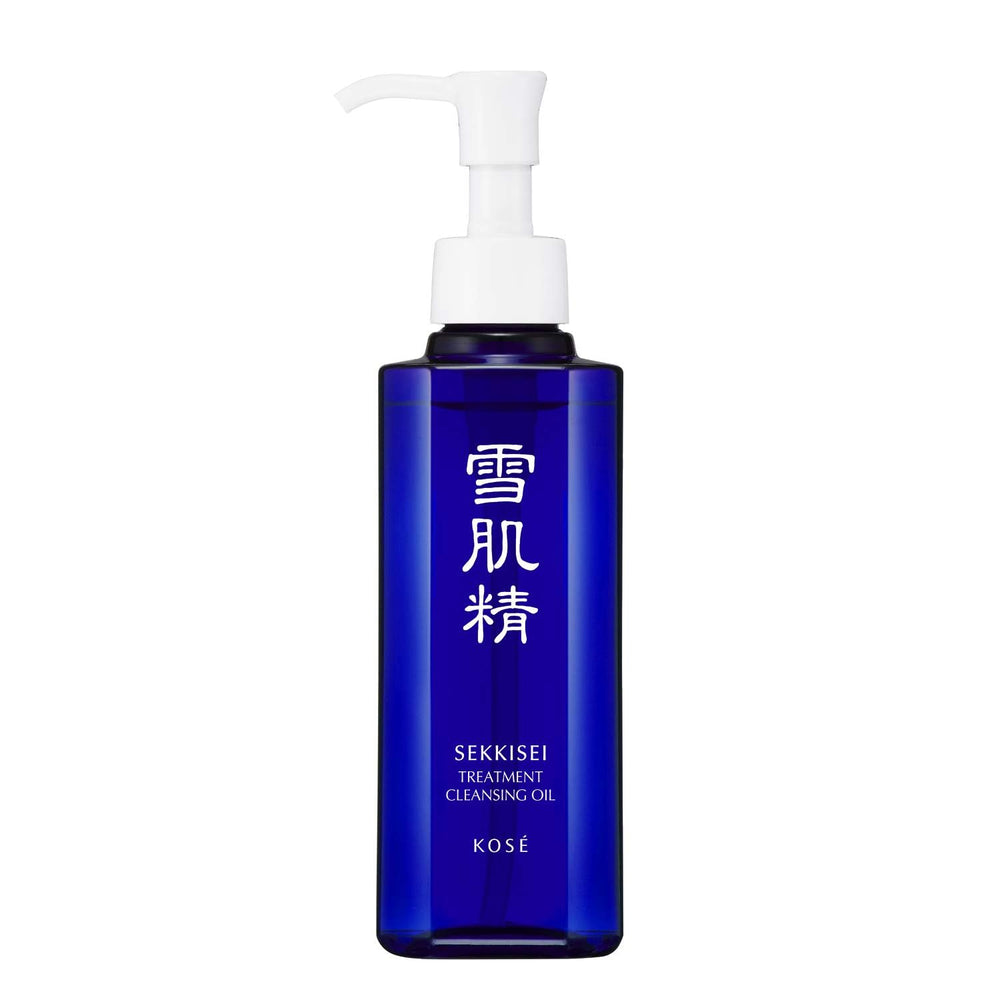 SEKKISEI Treatment Cleansing Oil bottle ready for daily makeup removal ritual.