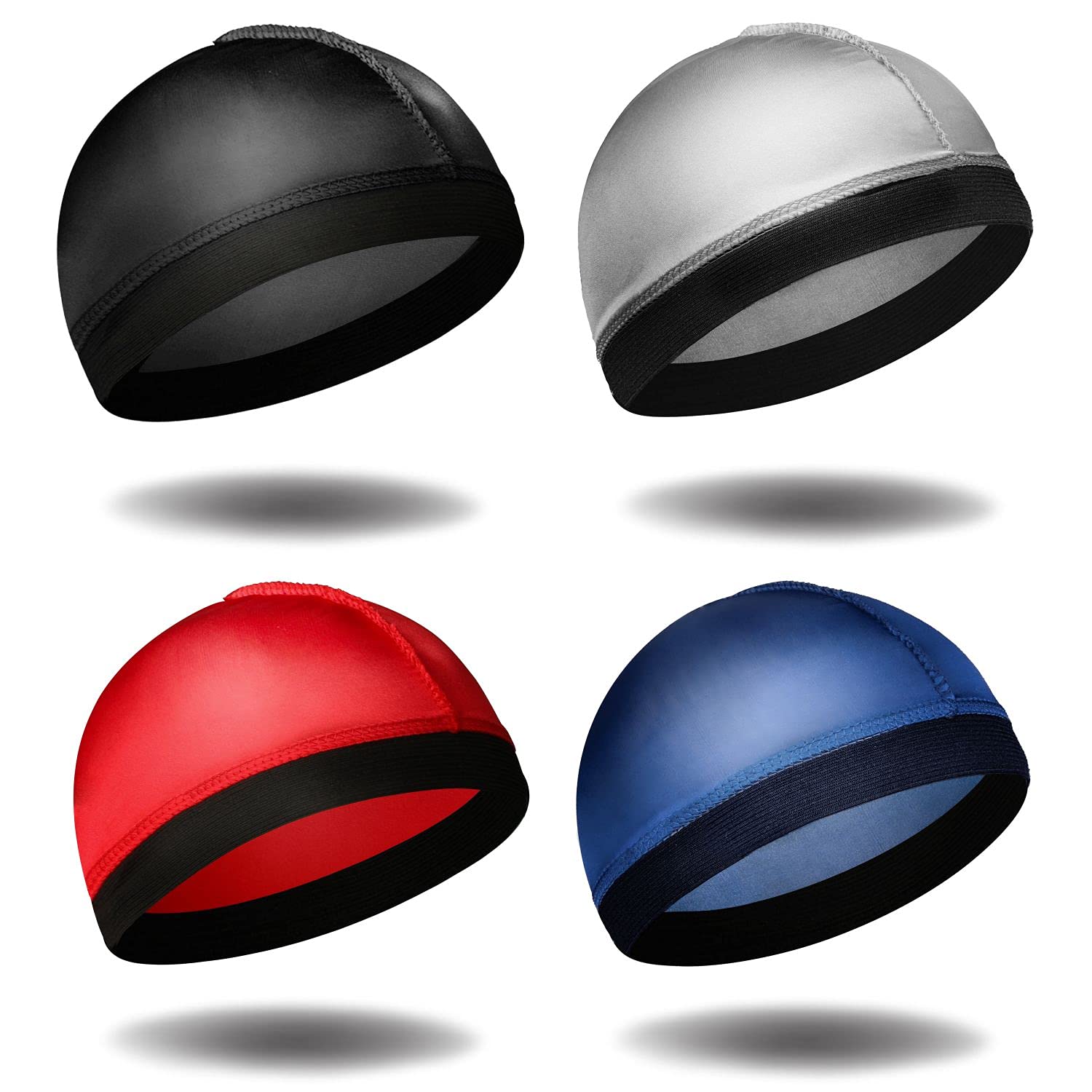 Empaque Selalu, conjunto de cuatro gorras para viaje y almacenamiento.