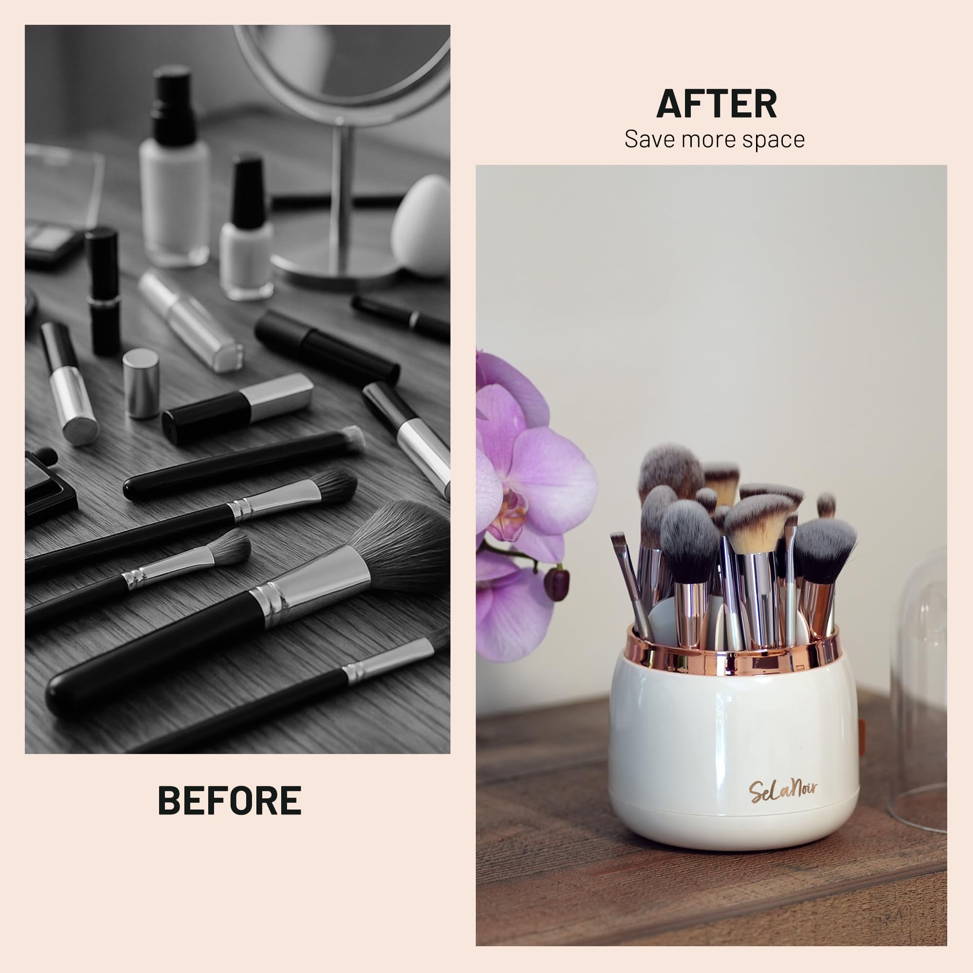 Selanoir gift-ready makeup storage set makes a thoughtful beauty gift.