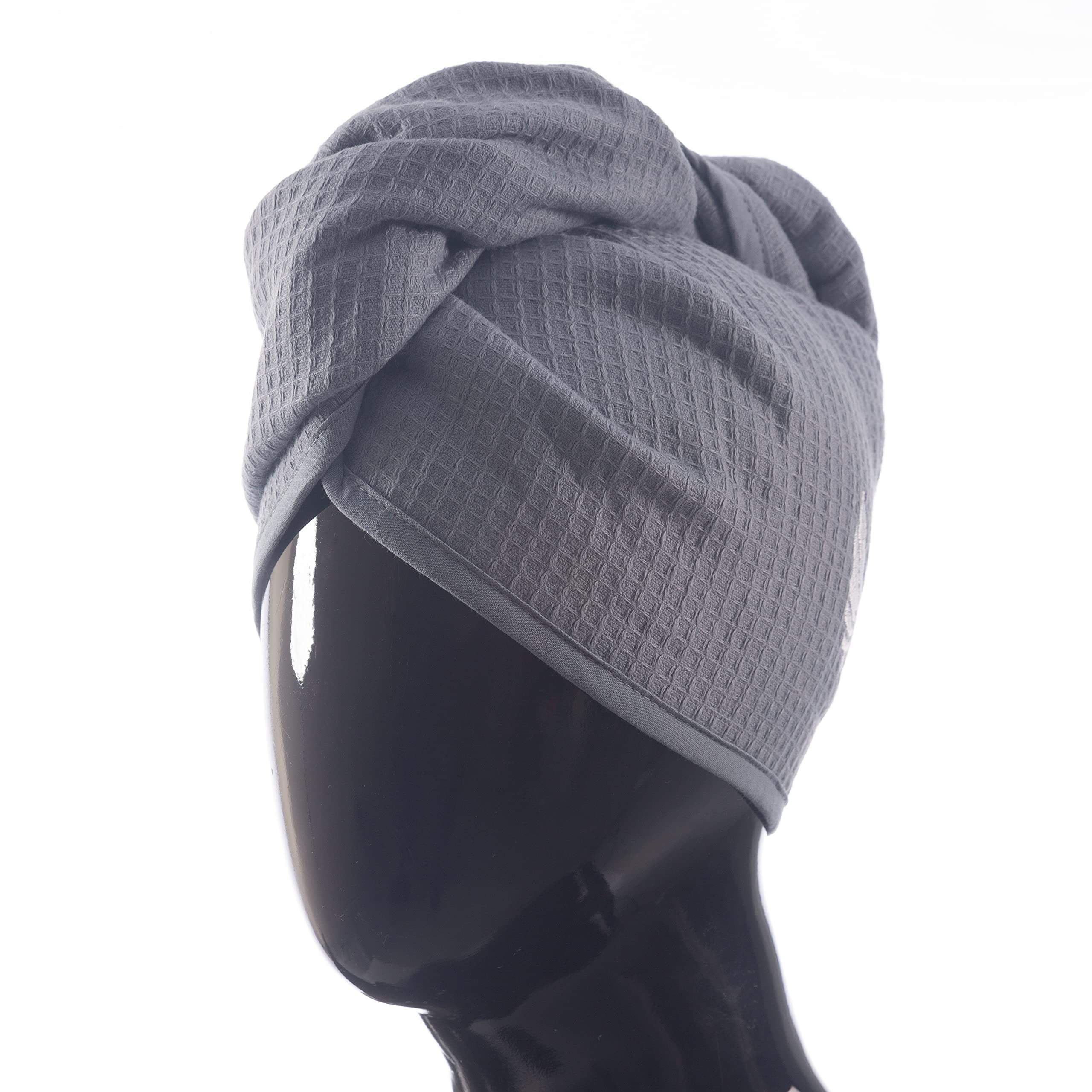 Selarus hair towel wrap demonstrating fast drying and high absorption
