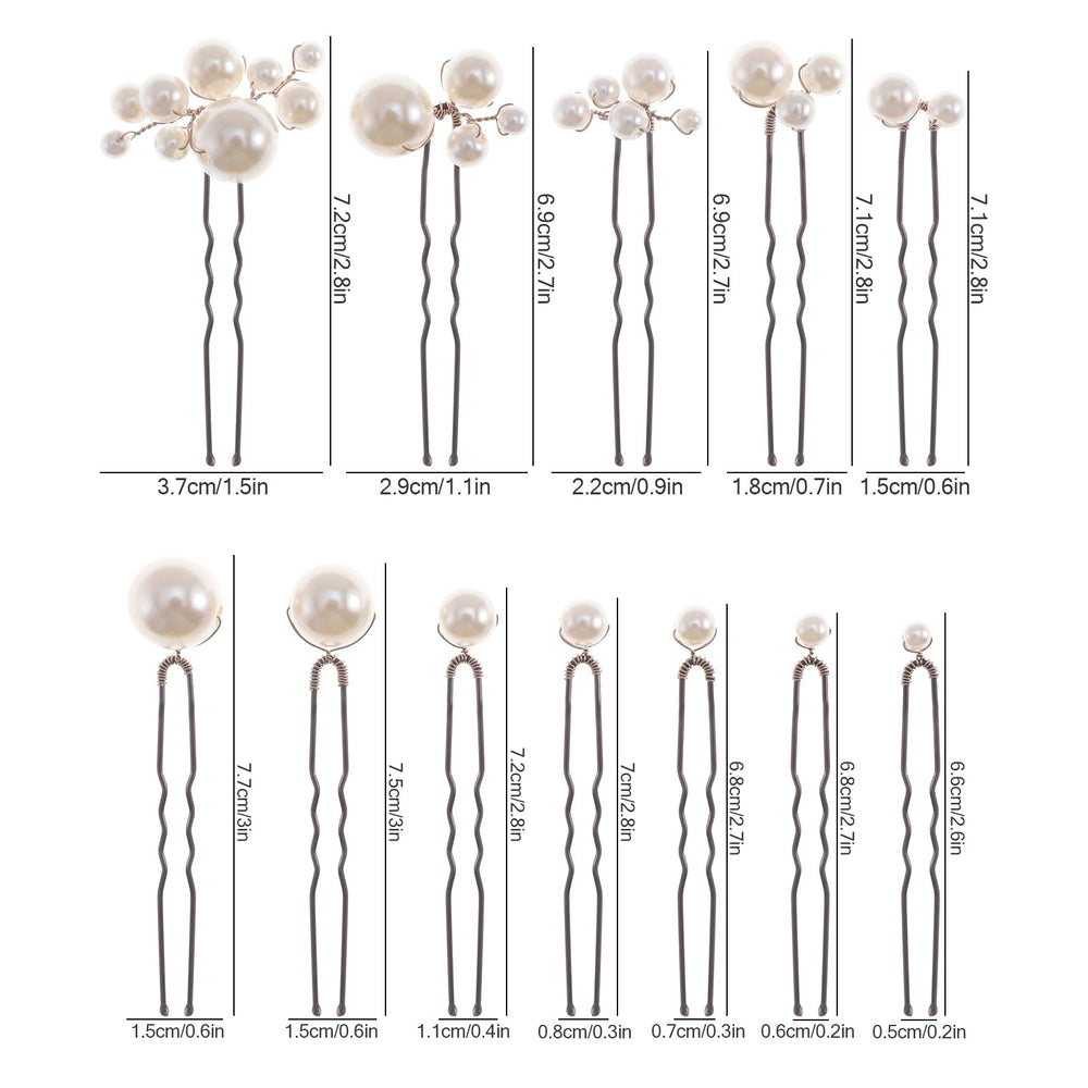 SELFCLOUD hair pins inspire various bridal hairstyle ideas