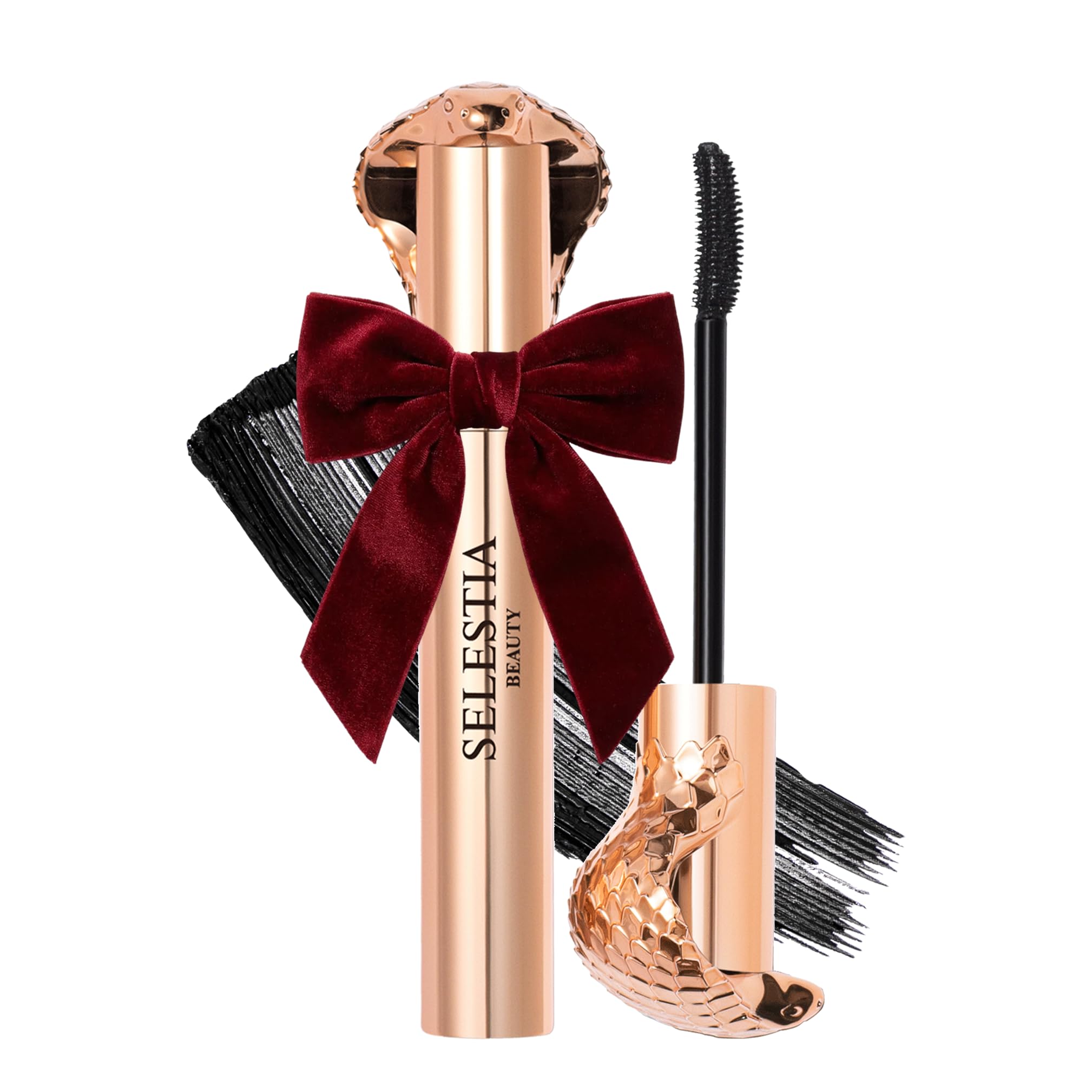 SELESTIA BEAUTY Queen Cobra: aplicador curvo para definir pestañas con acabado suave.