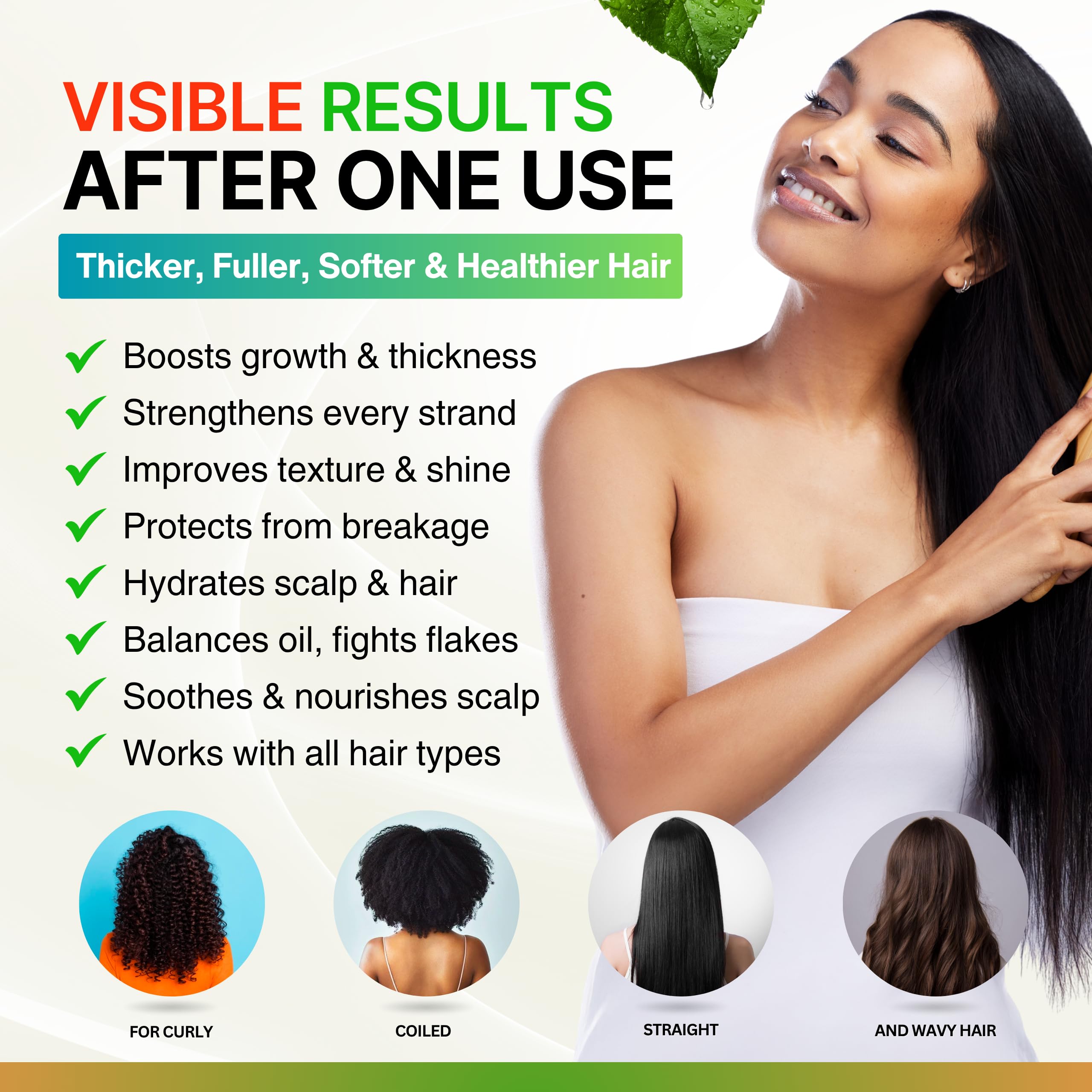 SELFWISE Batana Oil on-scalp shot hints quick uptake without greasiness.