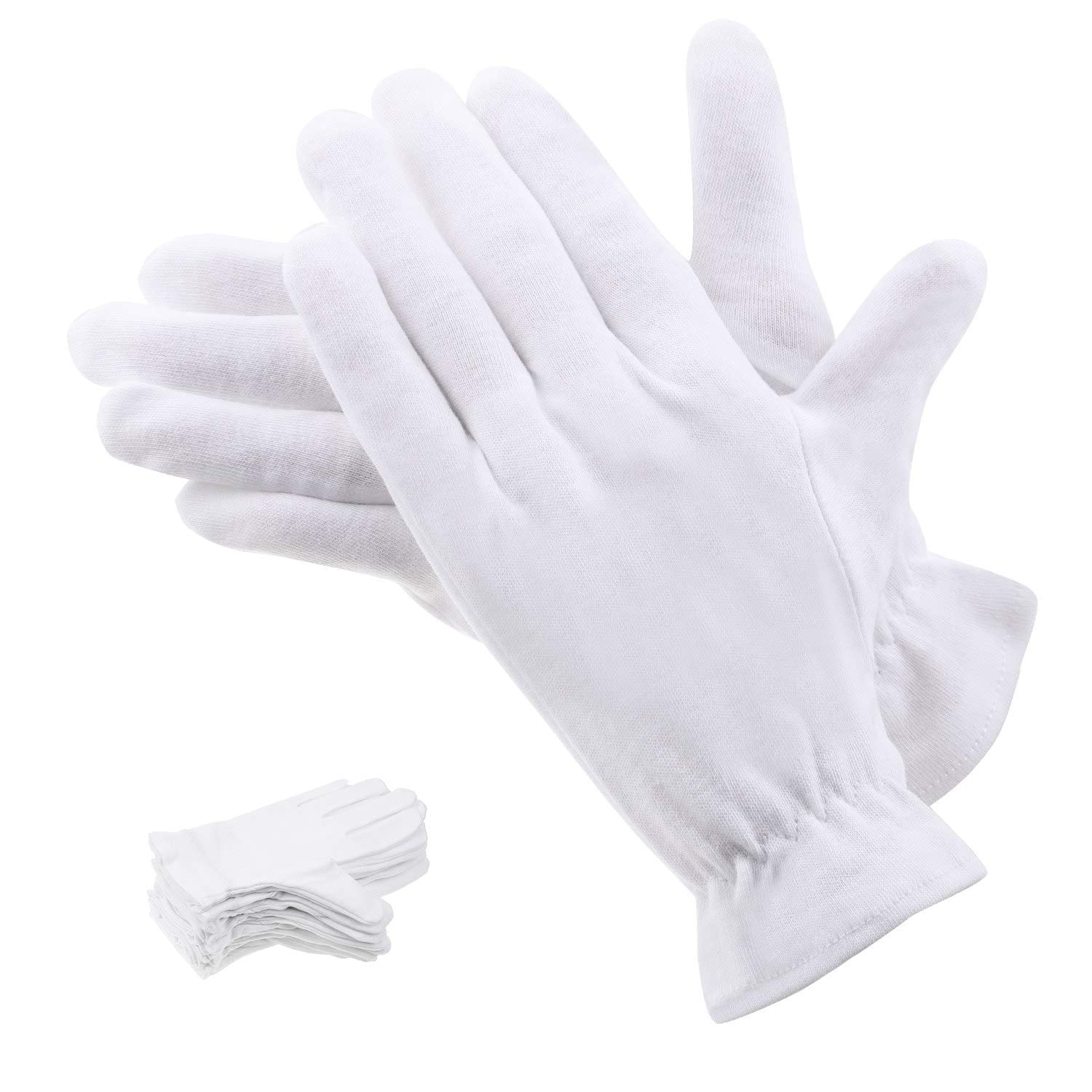 Selizo cotton gloves with soft material for comfortable wear and cream absorption.