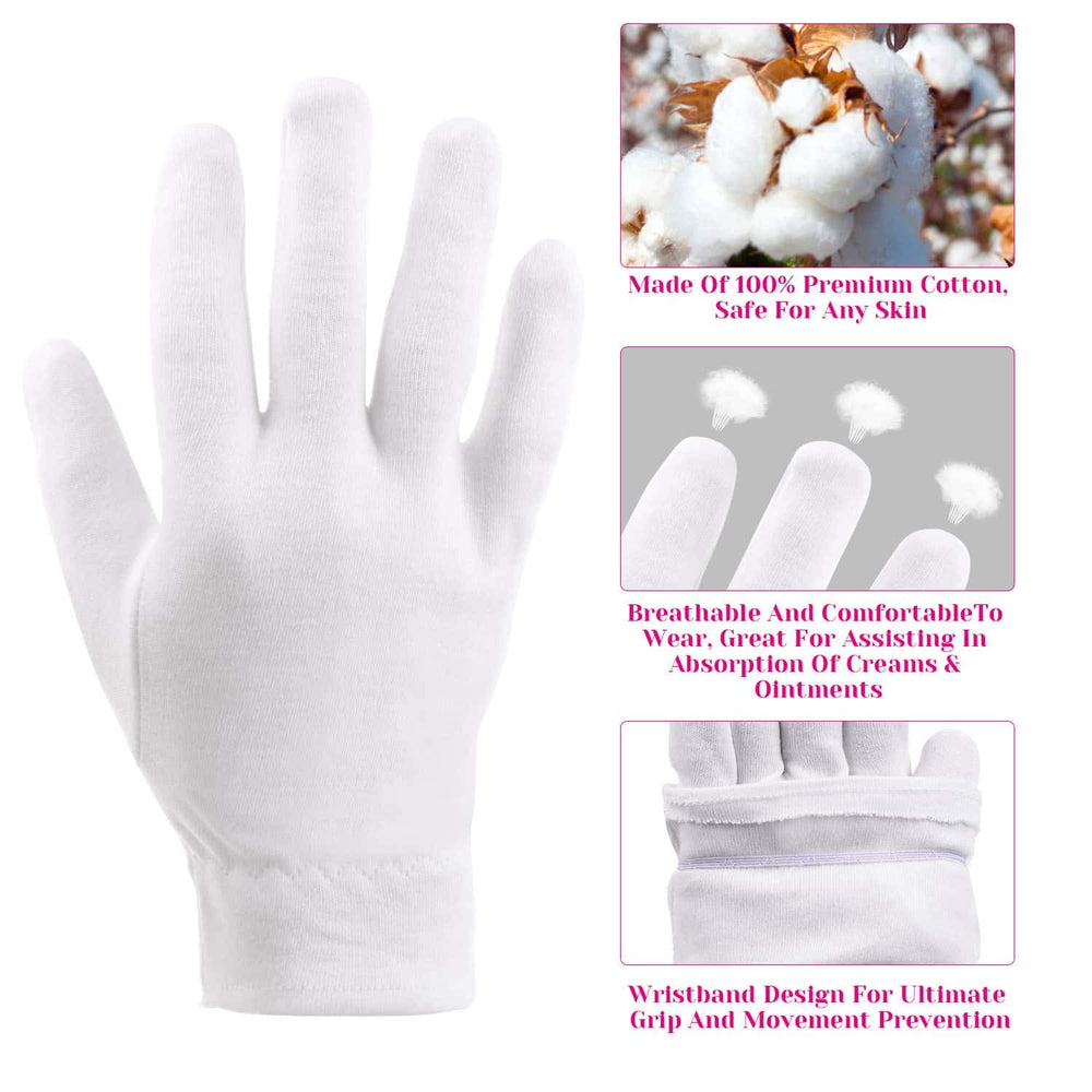 Selizo dry hands eczema-use gloves offer soothing wear for sensitive skin.