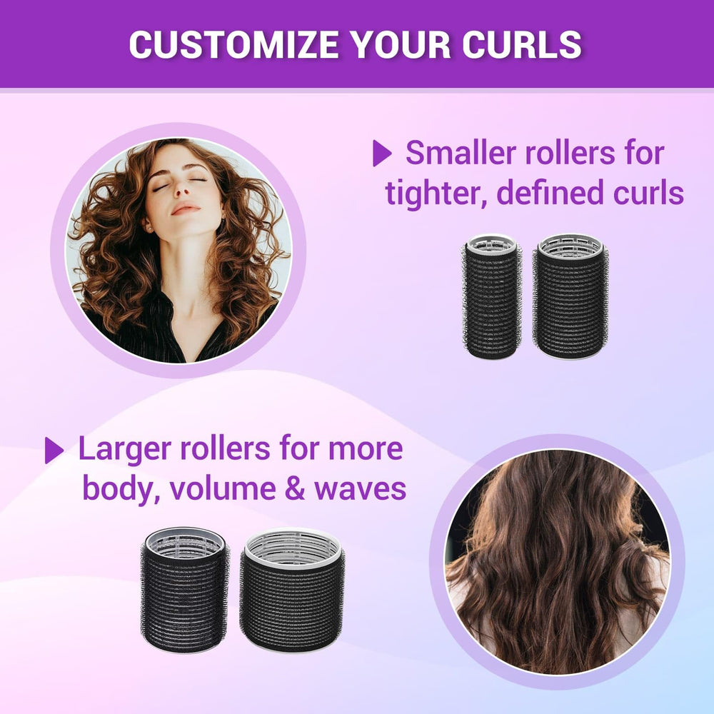 Selizo self-grip clips in-use secure rollers without damage