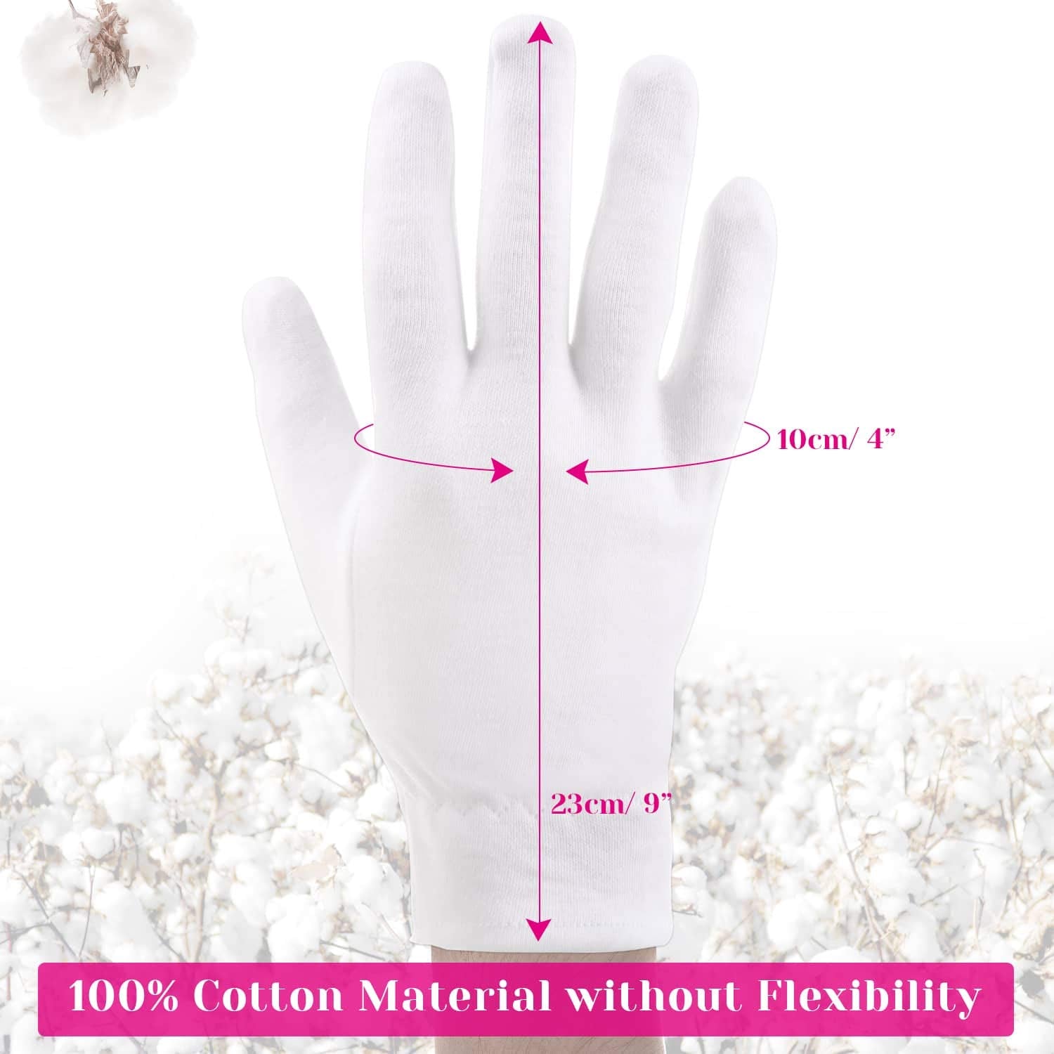 Selizo reusable-washable gloves are durable for repeated cosmetic use.