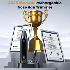 Selouj interchangeable heads show nose/ear and eyebrow grooming versatility.