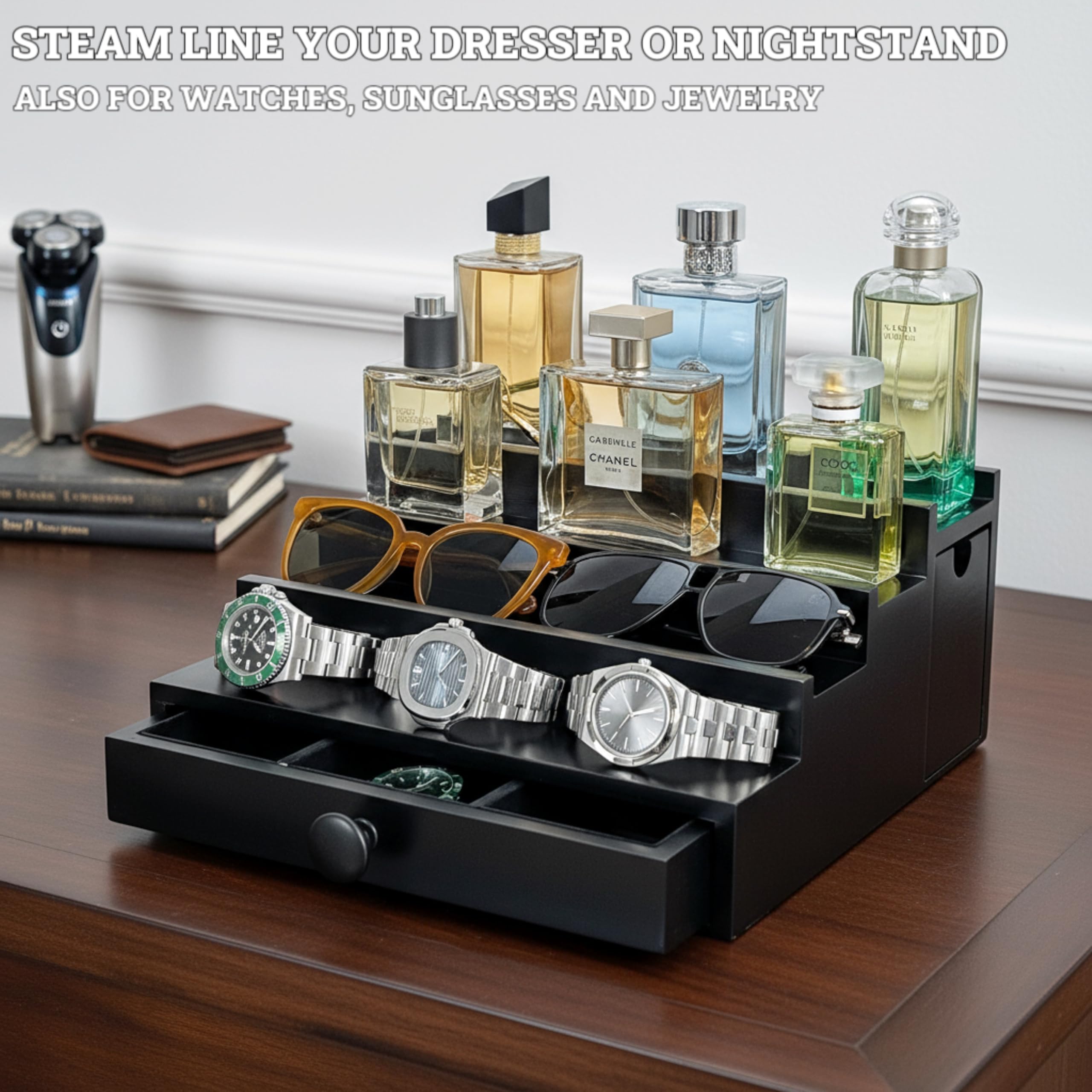 SeLuM wood grain finish detail conveys luxury and durability