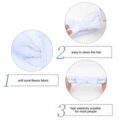Semato blue bridesmaid headbands set, durable and soft for coordinated party photos