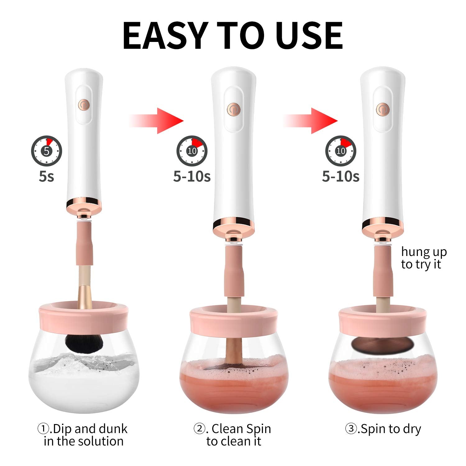 Senbowe one-button operation simplifies cleaning and drying