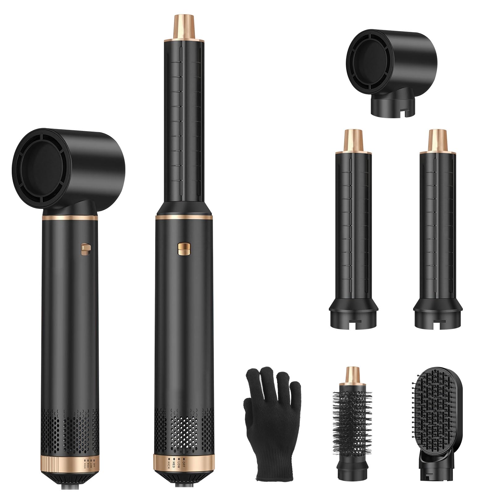 Sendowtek hot air styler main machine demonstrates all-in-one styling versatility for daily looks.