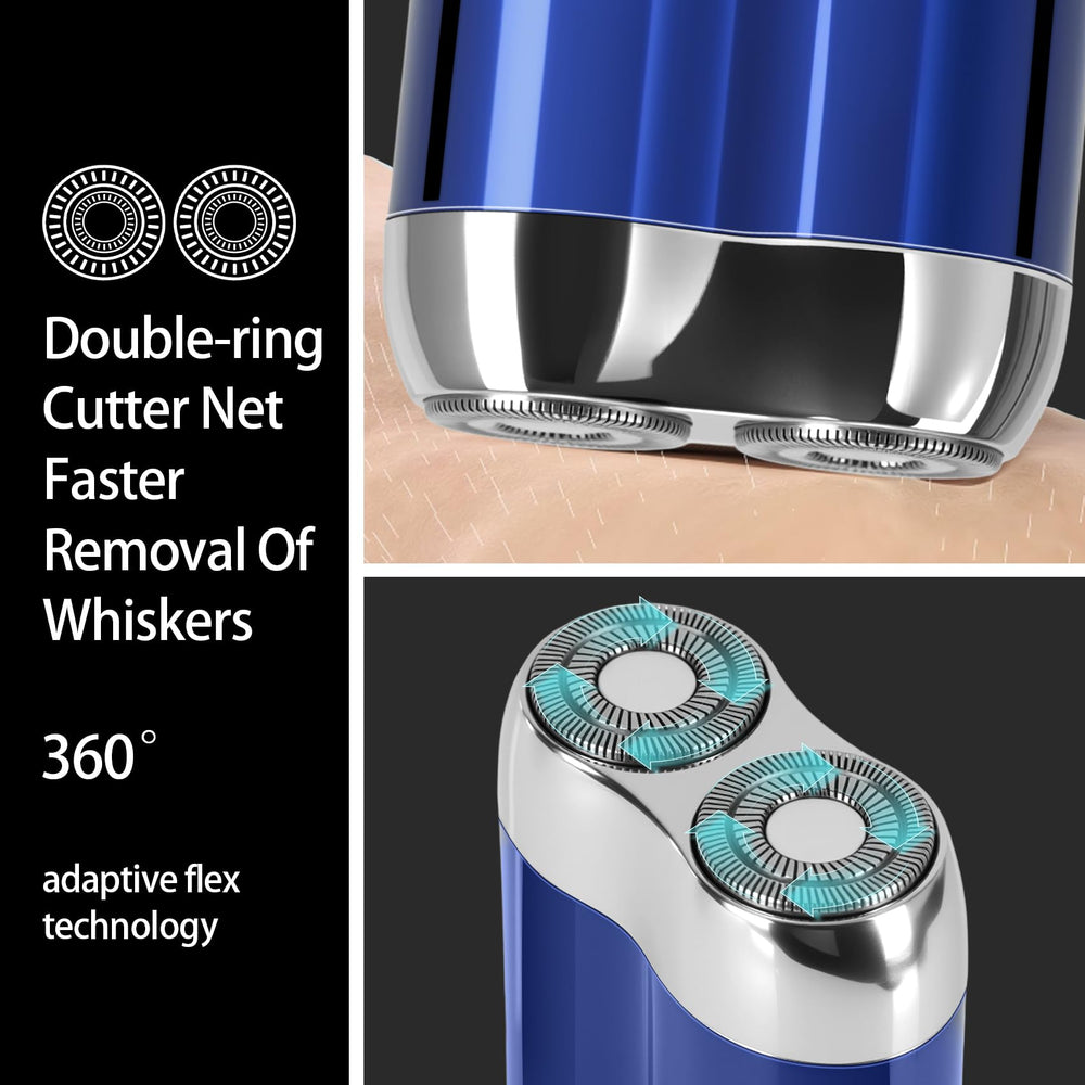 Senduzll compact pocket-size razor fits easily in pocket or bag.