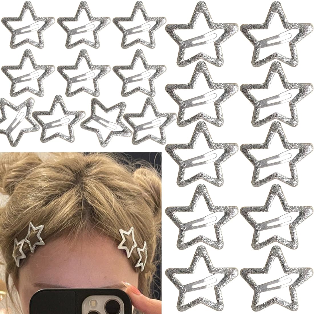 Seneeel Star Clips demonstrated during gym or daily activities for secure wear.