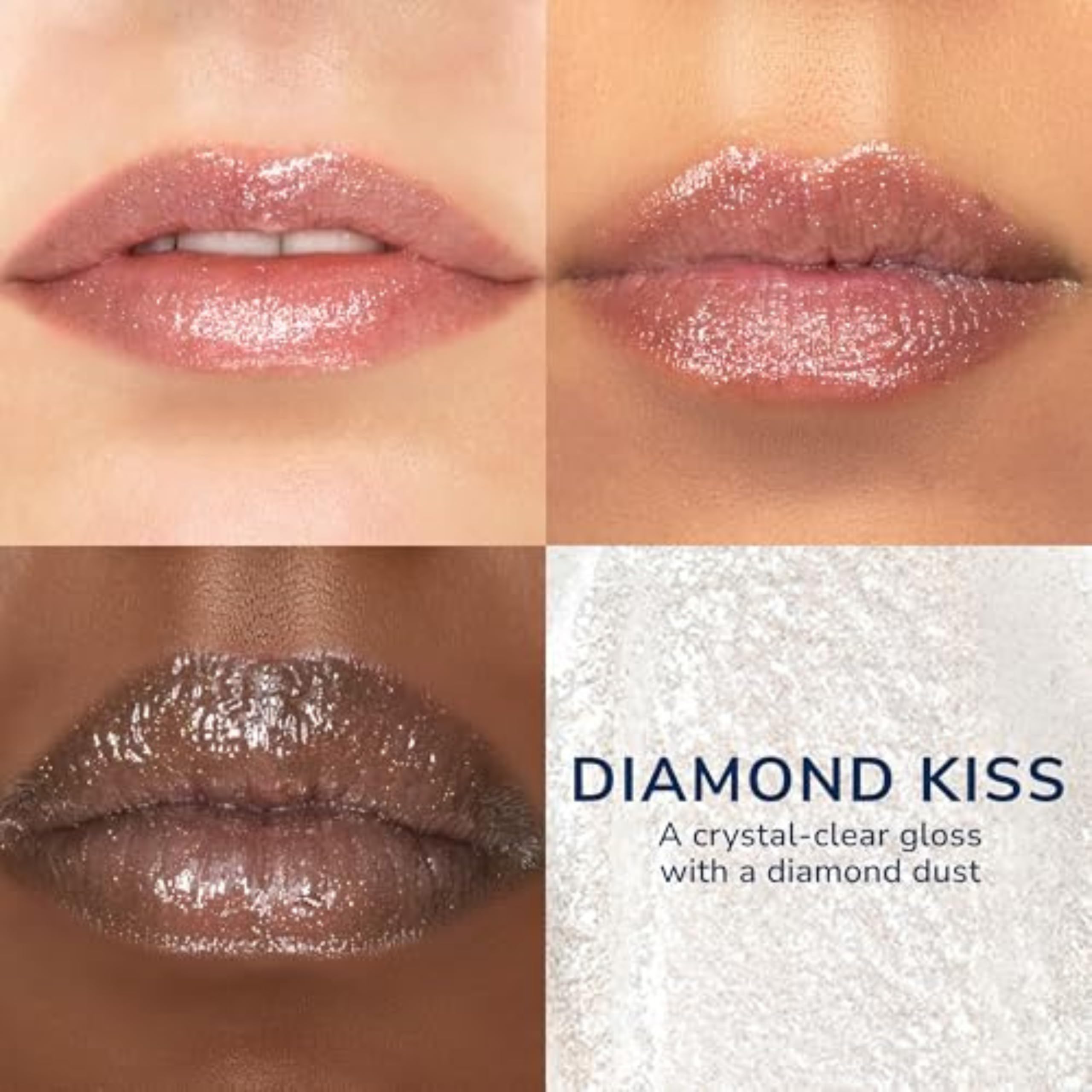 Senegence LipSense Moisturizing Gloss tube demonstrates long-lasting moisture and nourishing Vitamin E.