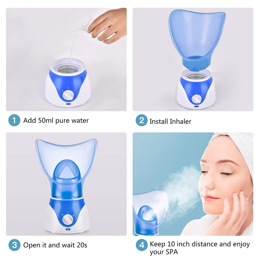 Seneryla aromatherapy-ready steam for scent-enhanced routine.