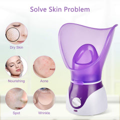 Seneryla face brushes included to aid thorough cleansing before steaming.