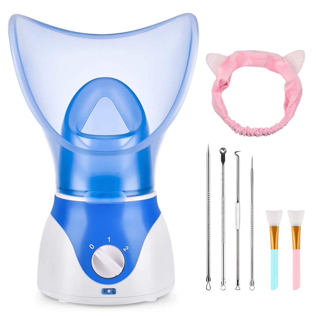 Seneryla face steamer home spa setup for relaxing, hydrated skin.