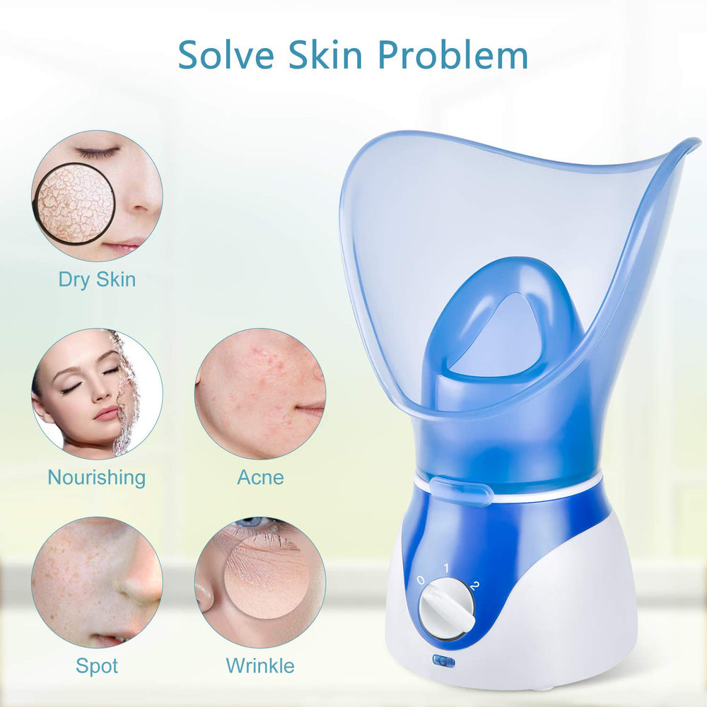 Seneryla face steamer offers two modes for customizable cleansing.