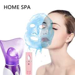 Seneryla nano mini mister provides instant cool mist for hydrating skin after steam.