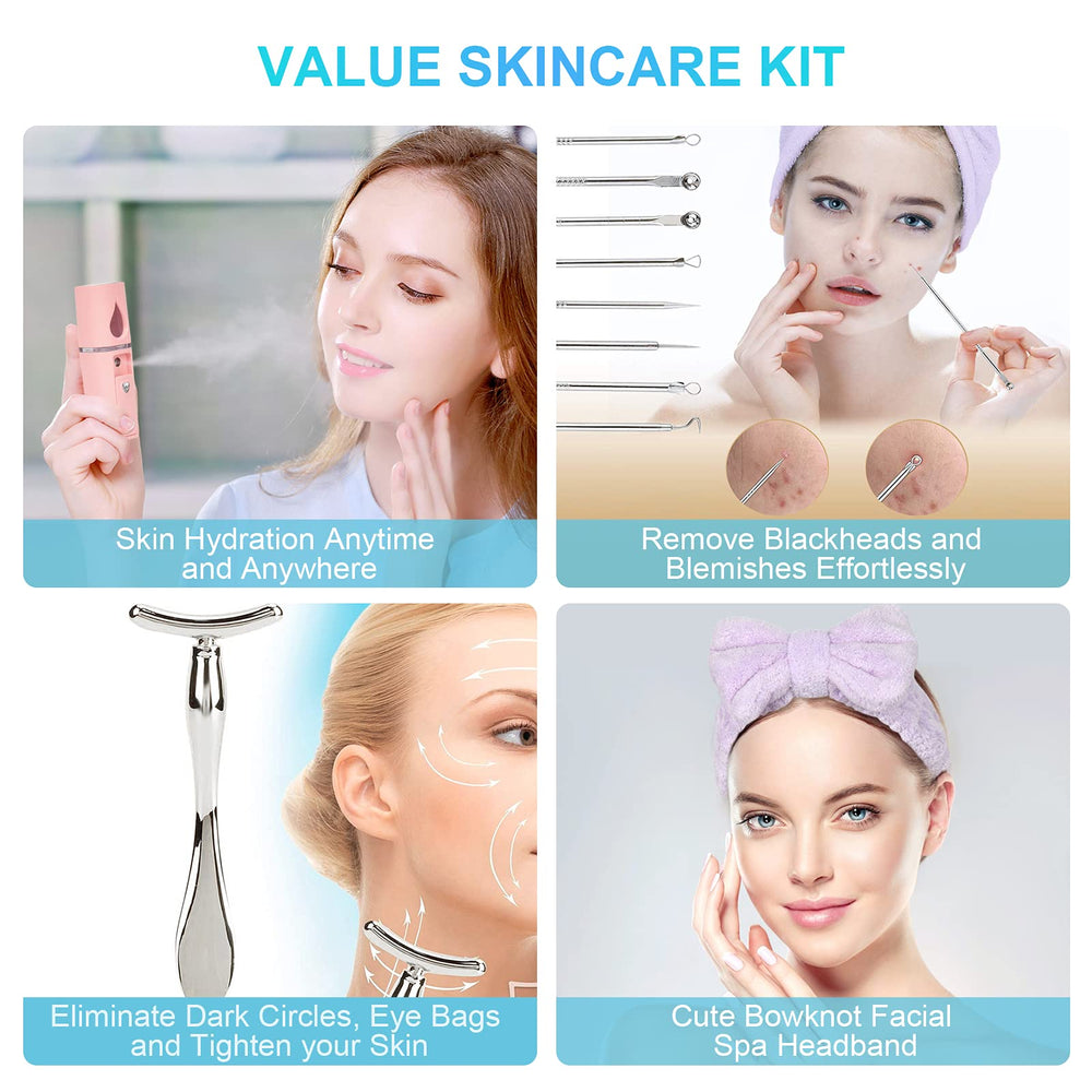 Seneryla pores refresh closeup demonstrates steam action on skin
