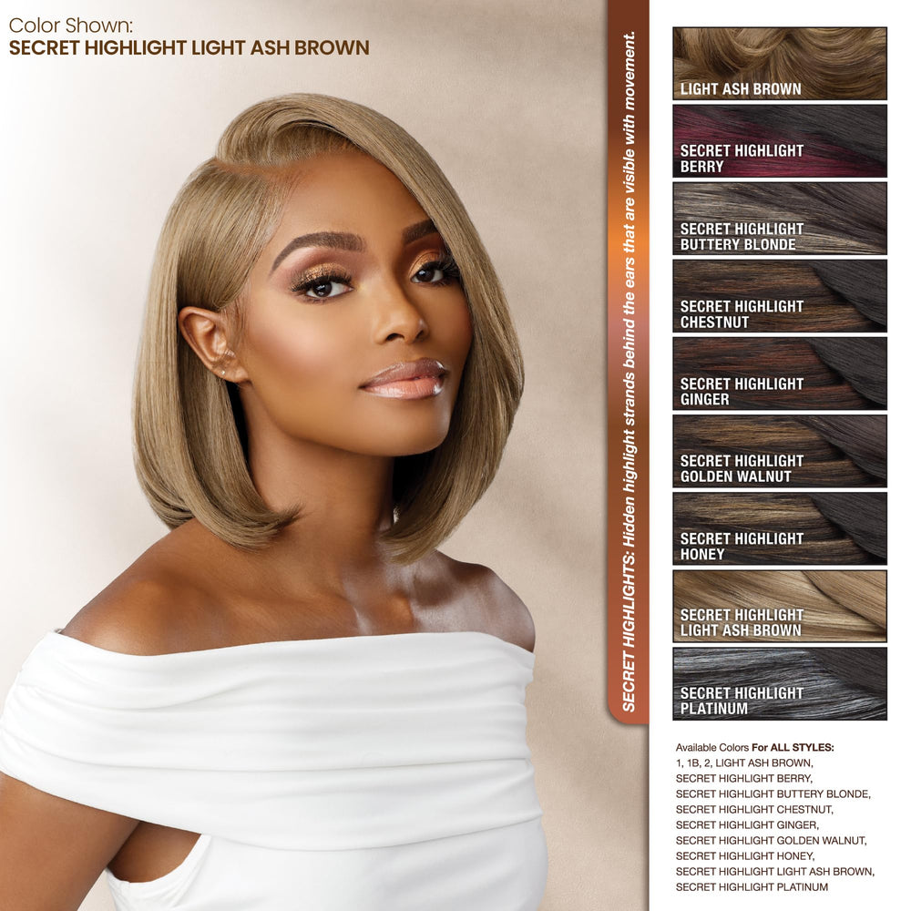 Sensationnel Bare Lace 13x6 baby hairs along ear-to-ear for natural look.