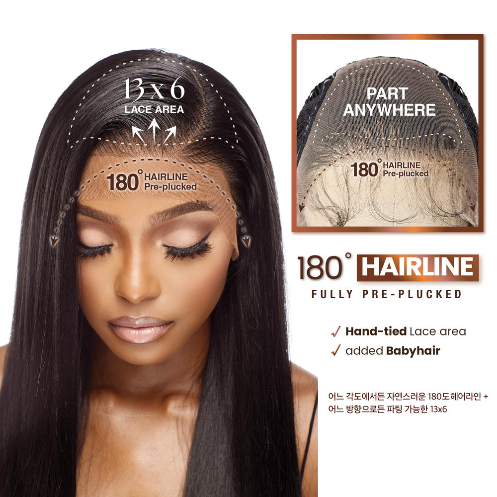 Sensationnel Bare Lace 13x6 free-parting options enable personalized styling